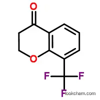 Molecular Structure of 890839-66-4 (8-(Trifluoromethyl)chroman-4-one)